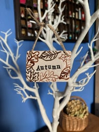 Image 1 of Handmade 'Autumn' Leaf tile decoration