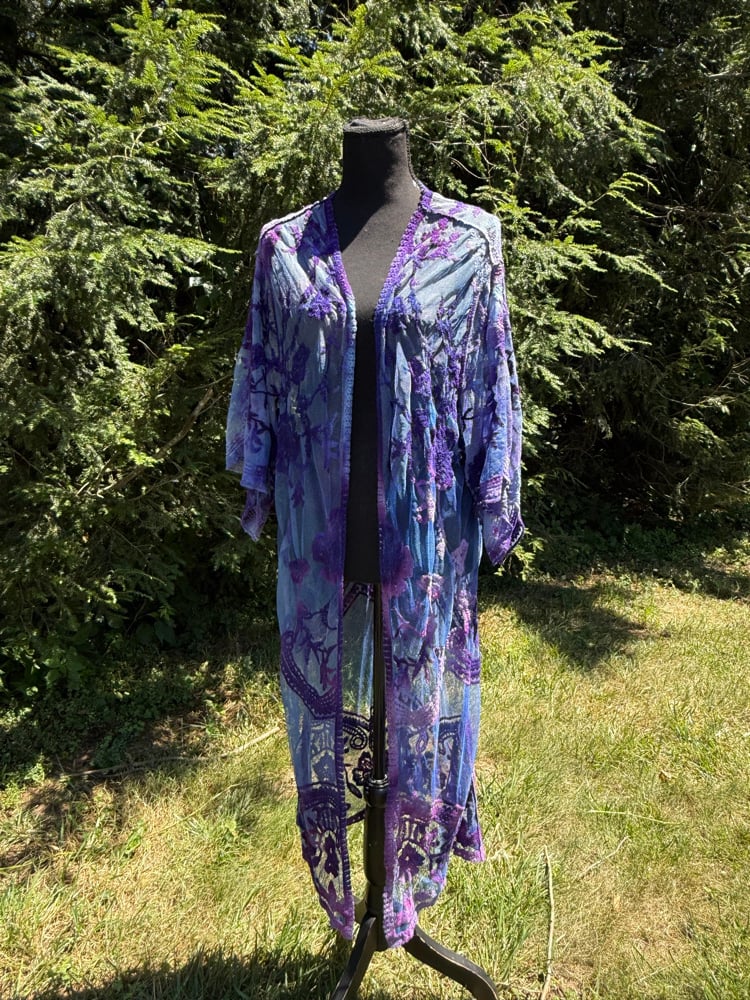 Image of Lavander Lace Cardigan