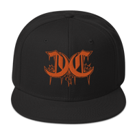Image 2 of Black/Orange CC Snapback Hat