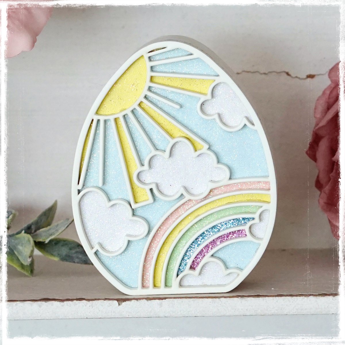 Image of PREORDER Sunshine & Rainbows Easter Egg - large