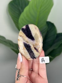 Image 1 of FLUORITE X CALCITE PALMSTONES