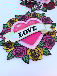 Image 2 of 'TE AMO" ROSE HEART SVG / ARCHIVO DIGITAL 