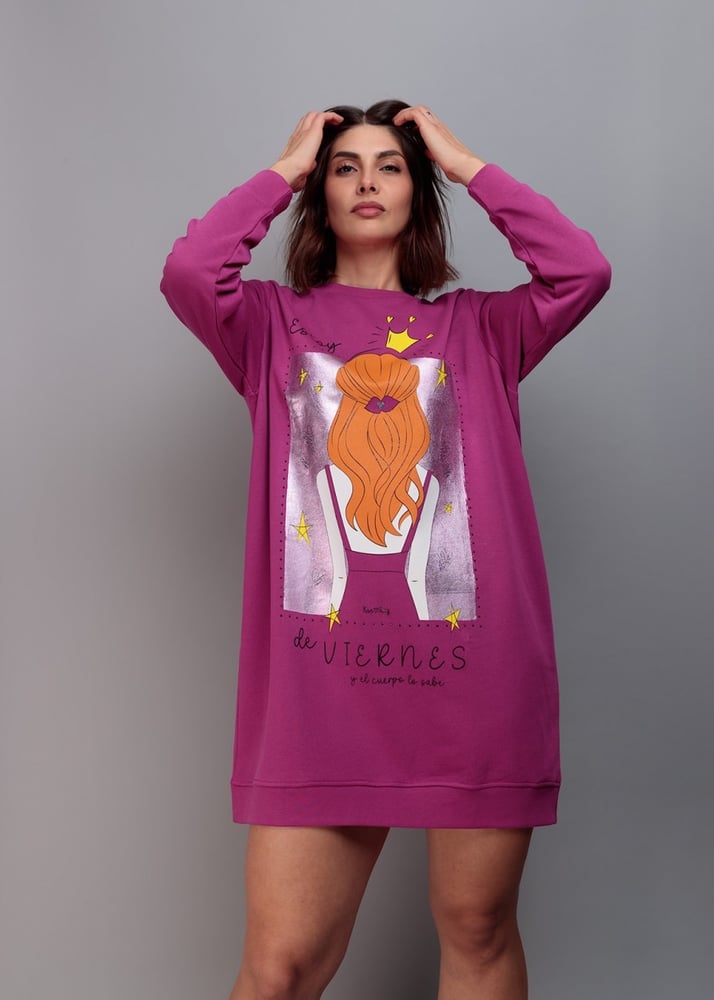 Image of VESTIDO ESTOY DE VIERNES