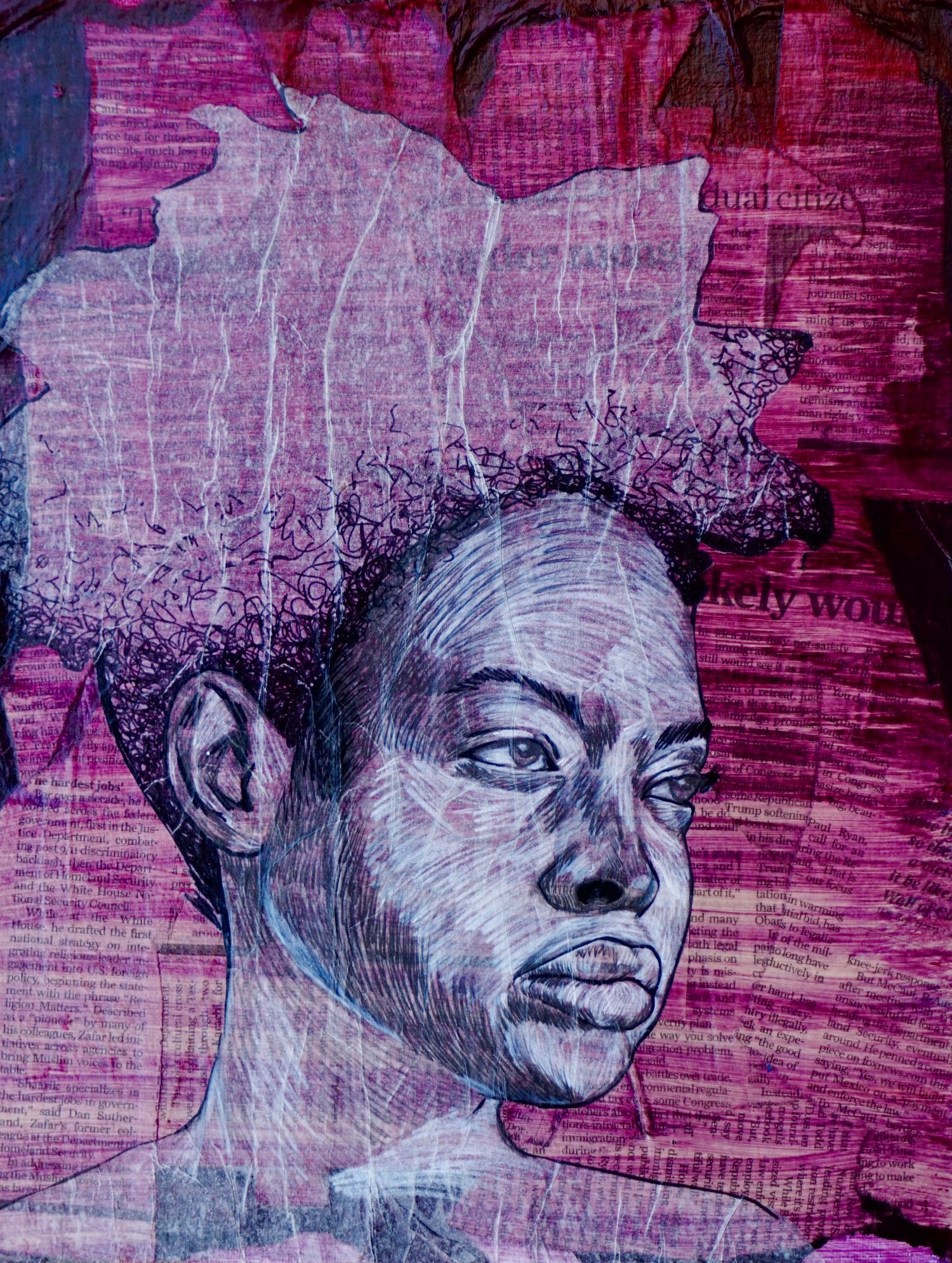 Untitled Artwork Two 11x14 Framed