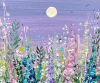 Image 6 of Custom Size Extra Large Art - Moon Garden