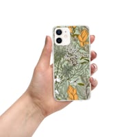 Image 8 of Art Nouveau Inspired Soft Multicolor Boho Floral Sketch Clear Case for iPhone®