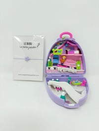 Image 5 of Ensemble bracelet et Polly Pocket valise violette ski