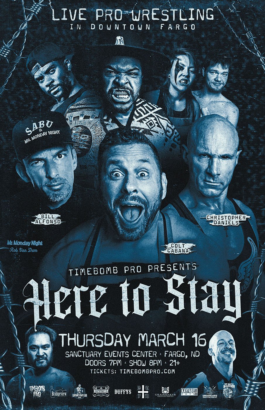 Image of Timebomb Pro Wrestling presents: Here To Stay 