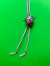 Pearly Purple Beetle Bolo Tie