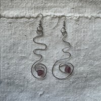 Image 2 of Purple Picasso Earrings