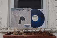 Image 1 of Pins and Needles Vinyl (Blue with Black Swirl)