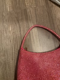 Image 1 of Pink glitter bag