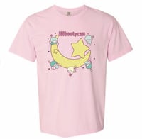 Image 1 of pink moon & stars