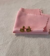 Image 1 of 18k Gold Plated HK Earrings