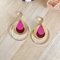 Boucles d'oreilles PETALES