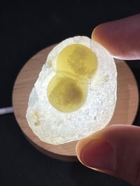 Image 2 of Botryoidal Fluorite On Quartz Specimen #2428  