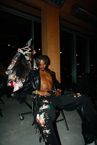 Image 2 of Havoc Cropped Leather Jacket