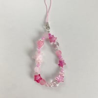 pink star keychain