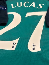 Image 10 of Tottenham Hotspur “LUCAS 27” Vaporknit 2018/19 Third Shirt + UCL patches (XL)