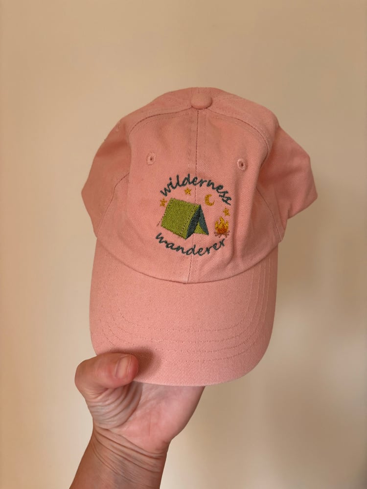 Image of Kids peach chino cap