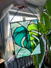 Monstera Leaf Panel