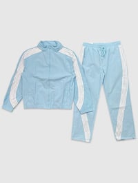 Light Blue Line It Up Windbreaker Set