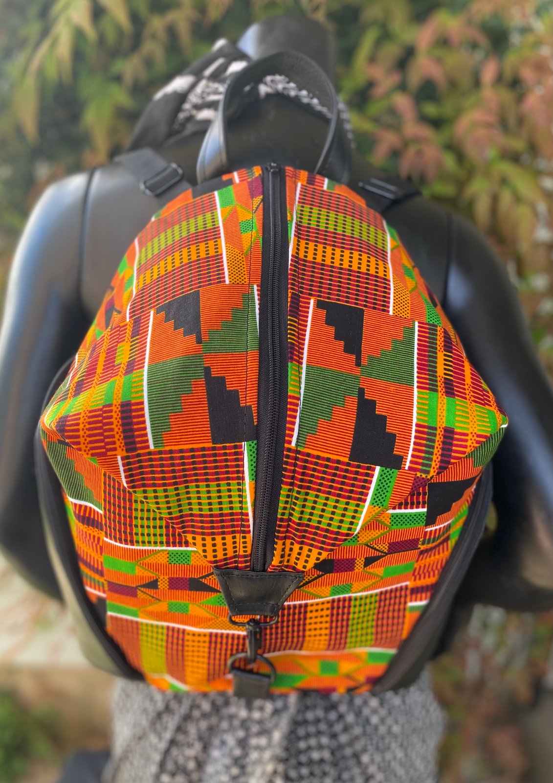 Kente 2025 print backpack