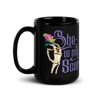 Image 3 of "She Is My Scar" Black Glossy Mug