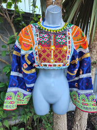 Image 3 of Vintage Fez Crop Tribal Top chest 28-30 Inches 