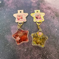 Kirby Liquid Keychains
