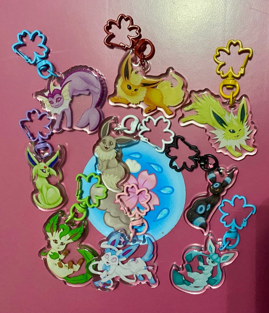 Image of Eeveelution Keychains