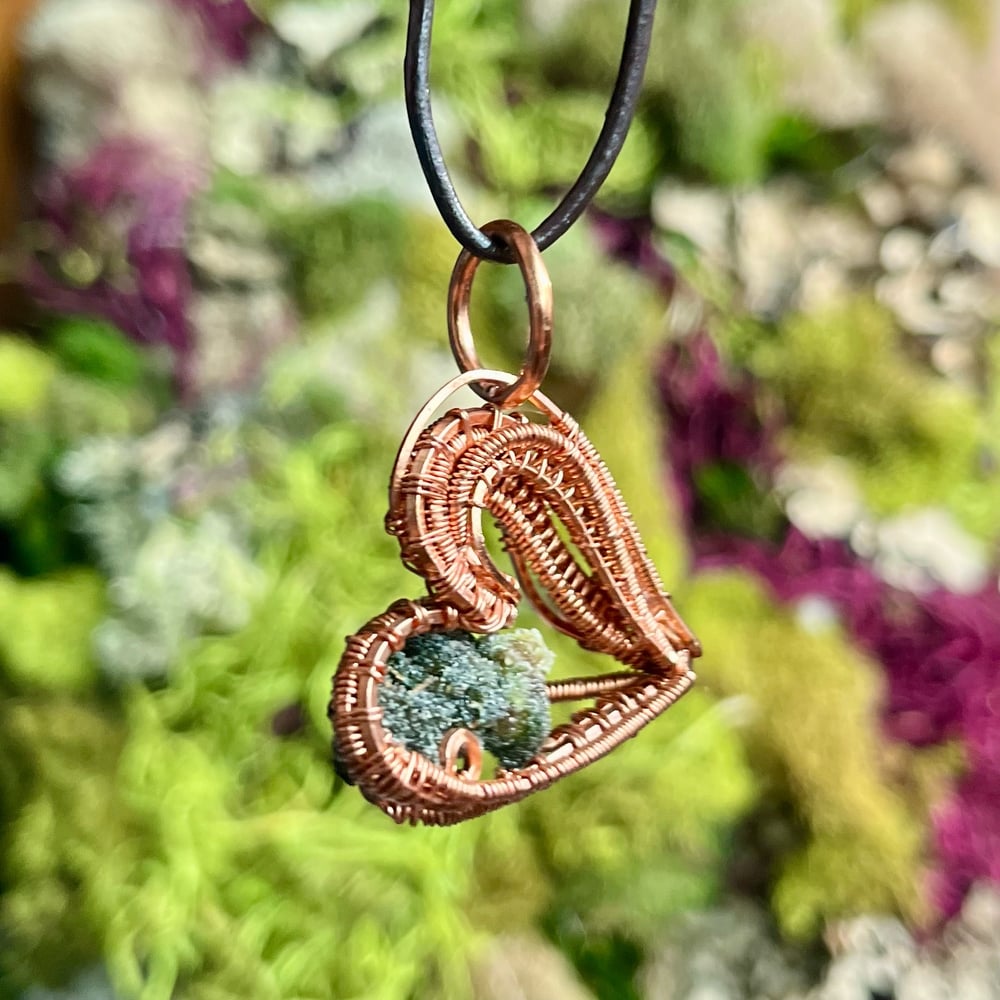 Image of Cannabis Heart Pendant 