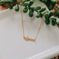 Image 2 of Golden Cross Necklace