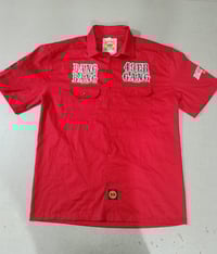 Image 1 of "GANG" WORK SHIRT (Red)