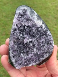 Image 6 of Amethyst Base Cut Polished Edge #1414
