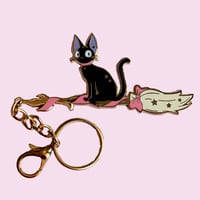 Image 1 of Jiji Cat Keychain