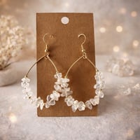 Image 1 of Quartz hoops 