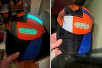 Image 4 of NF DOOM 5-Panel Puffer Blue OrangeGlow Reflect Patchwork