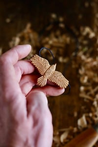 Image 3 of Raven Pendant Necklace 