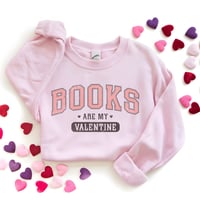 Books are my Valentine sweater