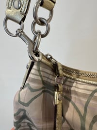Image 5 of Coach Signature Plaid 2-way Bag