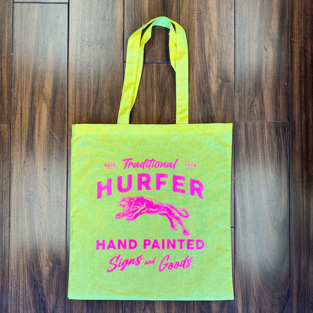 Tote Bag- Yellow w/ Pink Panther