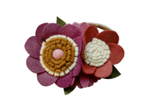 Image 1 of Handmade Felt Floral Headband