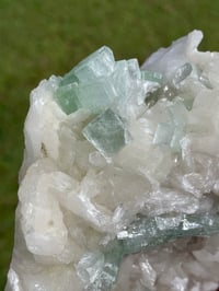 Image 3 of Green Apophyllite On Stilbite Specimen #1837