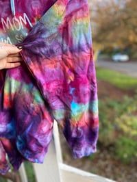 Image 3 of XL Mom I’m Scared Come Pick Me Up Tie Dye Hoodie 1