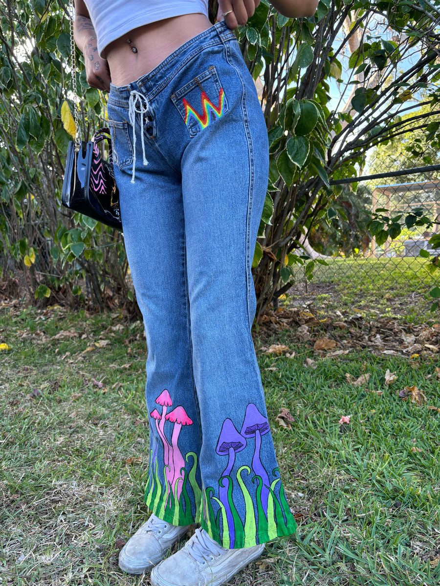 Image of Vintage flare mushie jeans