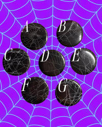 Real Spider Web Button