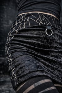 Image 2 of KILA skirt, golden abstract 