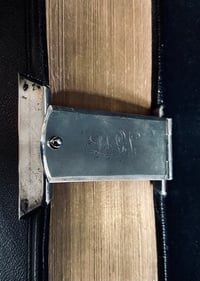 Image 5 of Holy Bible, 1875, cuir et argent massif poinçonnés, monogrammes LVGN. 