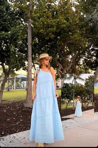 Clau Off the shoulder Linen dress